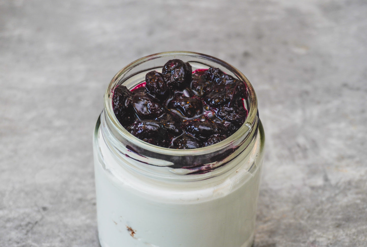 Blueberry Cheese Cake Jar